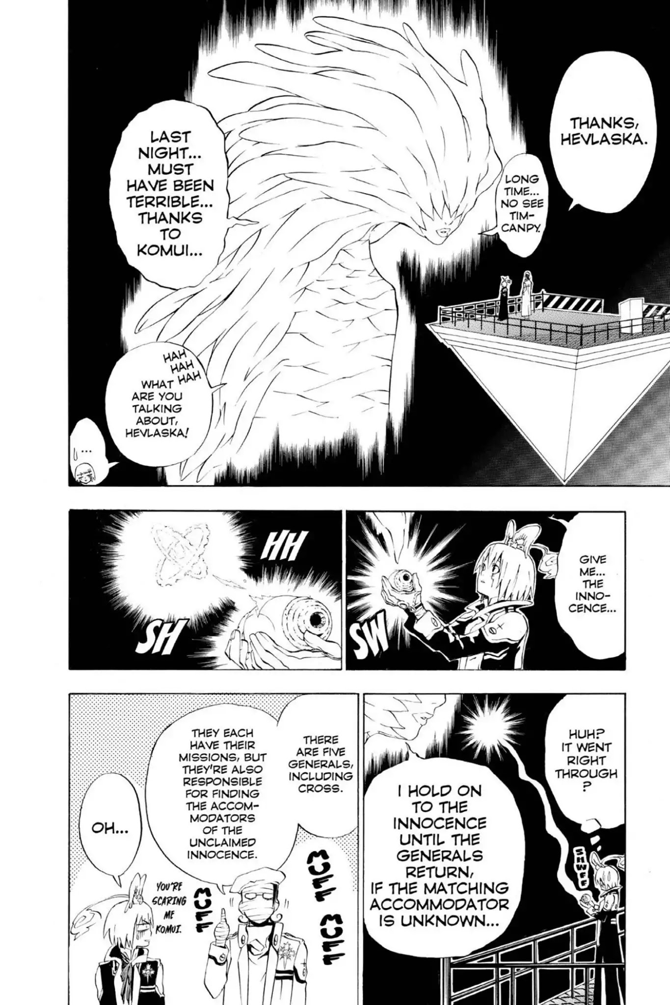 D.Gray-man Chapter 18 page 14 - Chapter 18: Vol.3 The 18th Night: The Black Order Annihilation Incident Amended: The Black Order Attempted Annihilation Incident