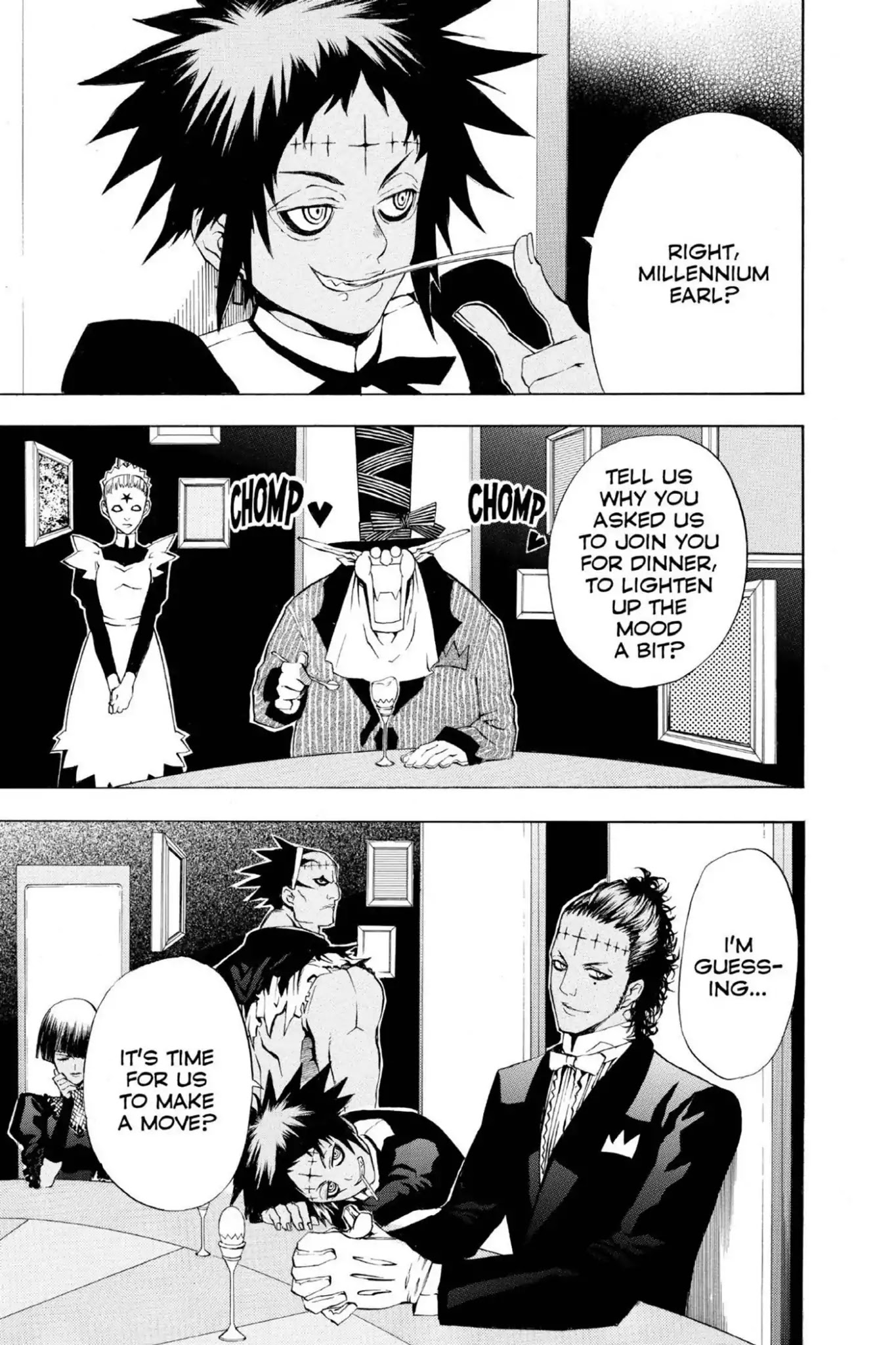 D.Gray-man Chapter 18 page 19 - Chapter 18: Vol.3 The 18th Night: The Black Order Annihilation Incident Amended: The Black Order Attempted Annihilation Incident
