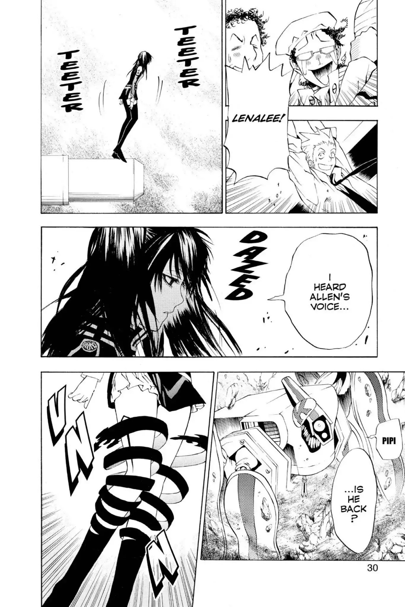 D.Gray-man Chapter 18 page 4 - Chapter 18: Vol.3 The 18th Night: The Black Order Annihilation Incident Amended: The Black Order Attempted Annihilation Incident