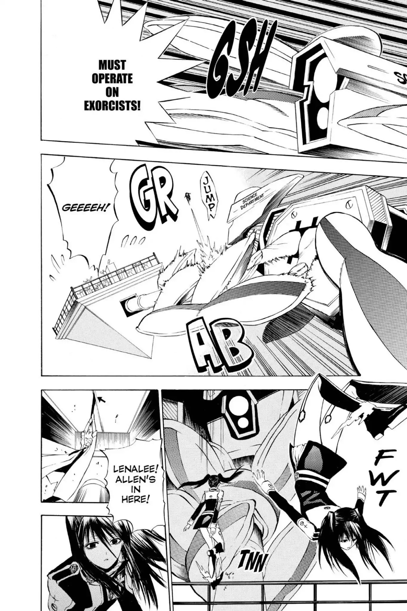 D.Gray-man Chapter 18 page 6 - Chapter 18: Vol.3 The 18th Night: The Black Order Annihilation Incident Amended: The Black Order Attempted Annihilation Incident