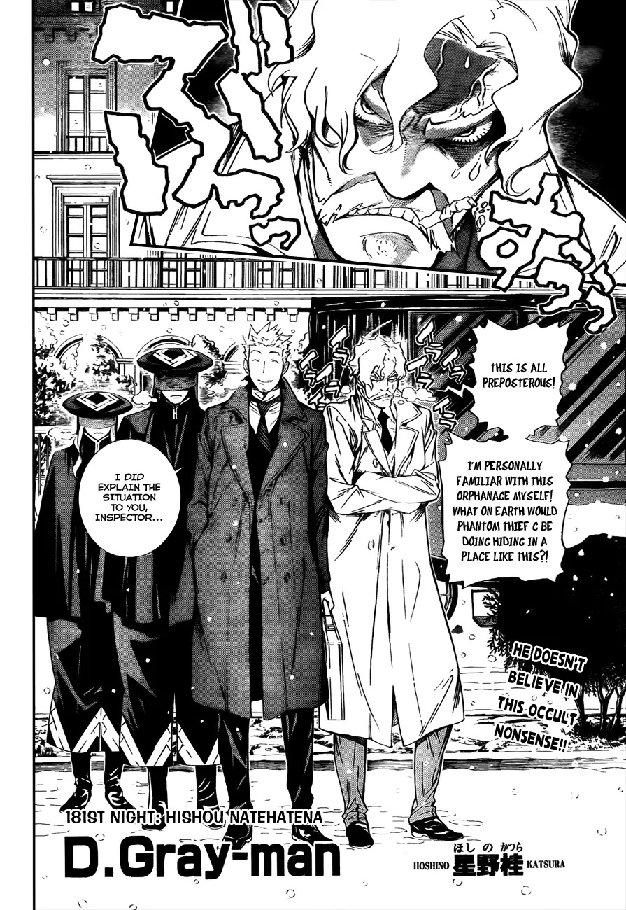 D.Gray-man Chapter 181 page 2 - Chapter 181: The 181st Night: Possessed Inspector