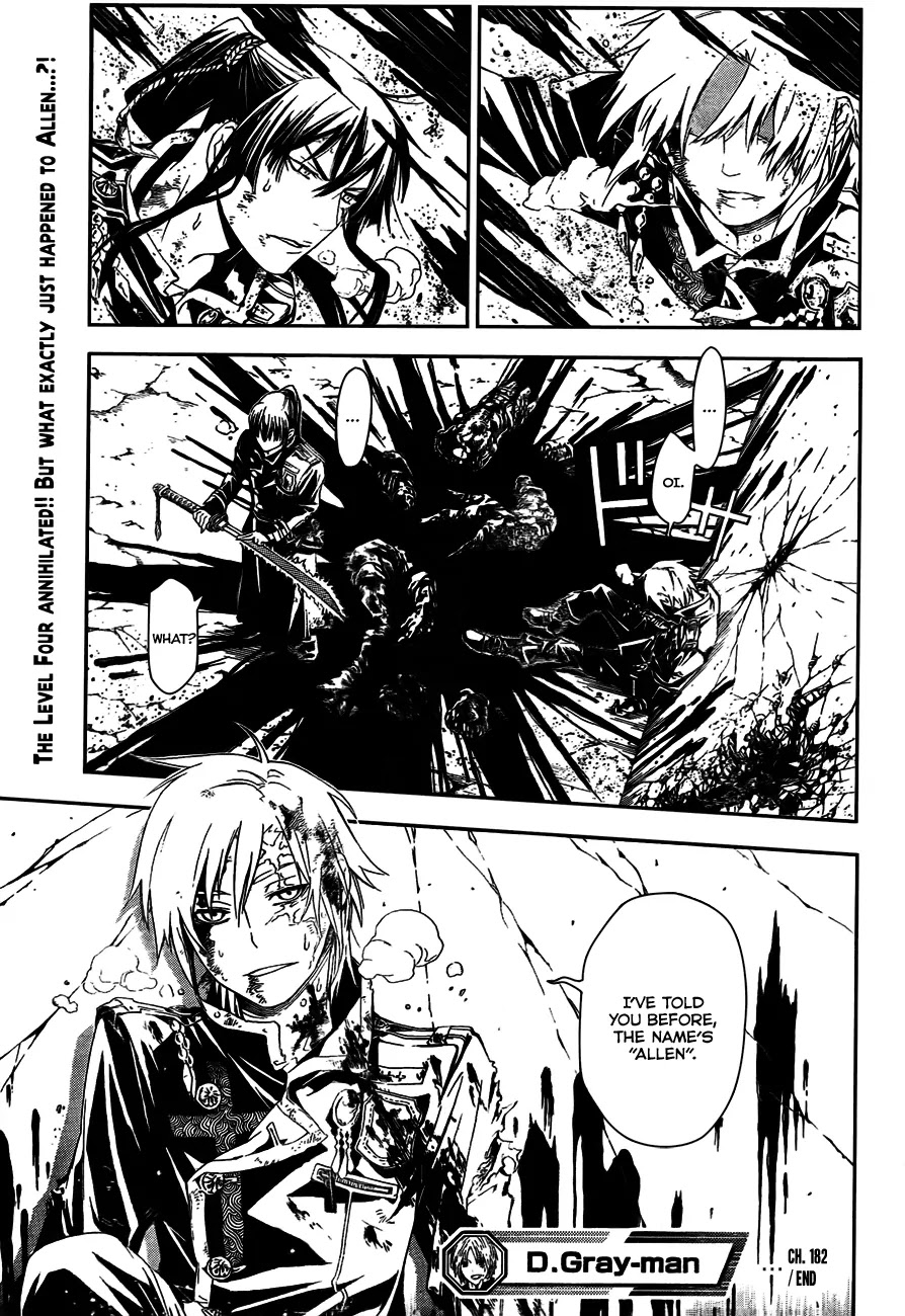 D.Gray-man Chapter 182 page 18 - Chapter 182: The 182nd Night: Darkness Touch