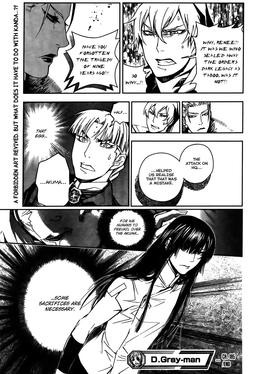 D.Gray-man Chapter 185 page 17 - Chapter 185: The 185th Night: Born of Hatred and Love