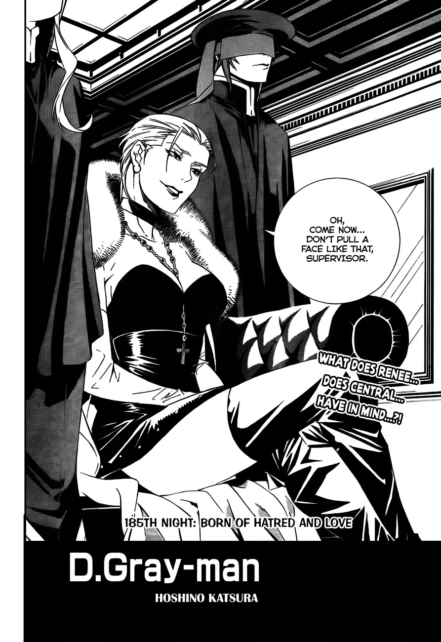 D.Gray-man Chapter 185 page 2 - Chapter 185: The 185th Night: Born of Hatred and Love