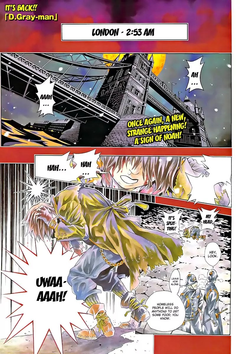 D.Gray-man Chapter 187 page 1 - Chapter 187: The 187th Night: Party and Party
