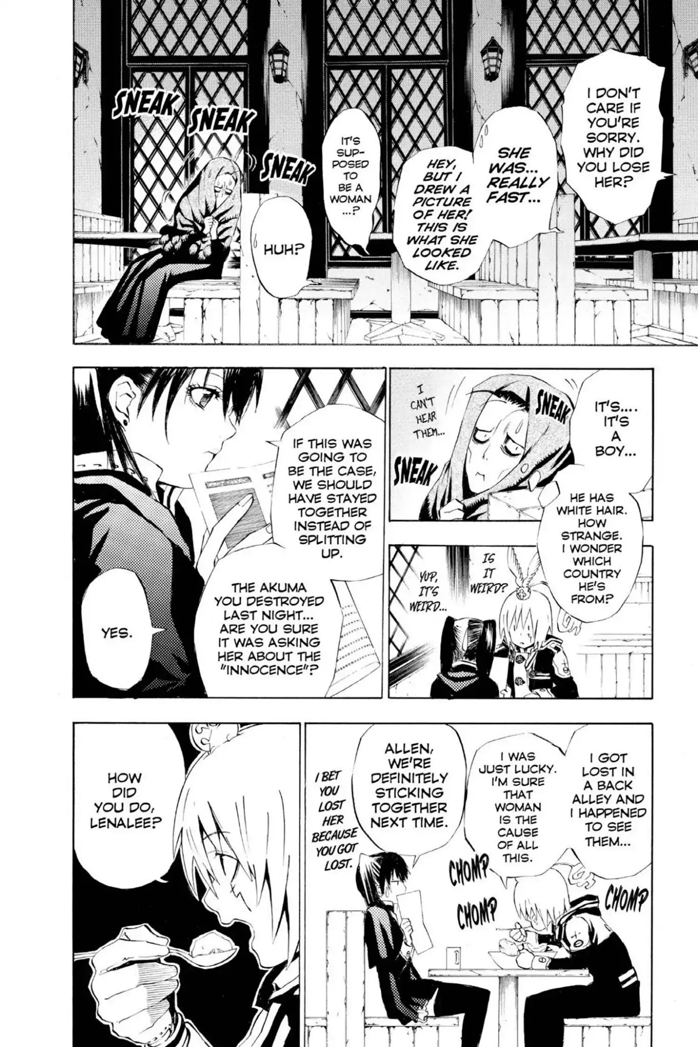 D.Gray-man Chapter 19 page 10 - Chapter 19: Vol.3 The 19th Night: The Rewinding City