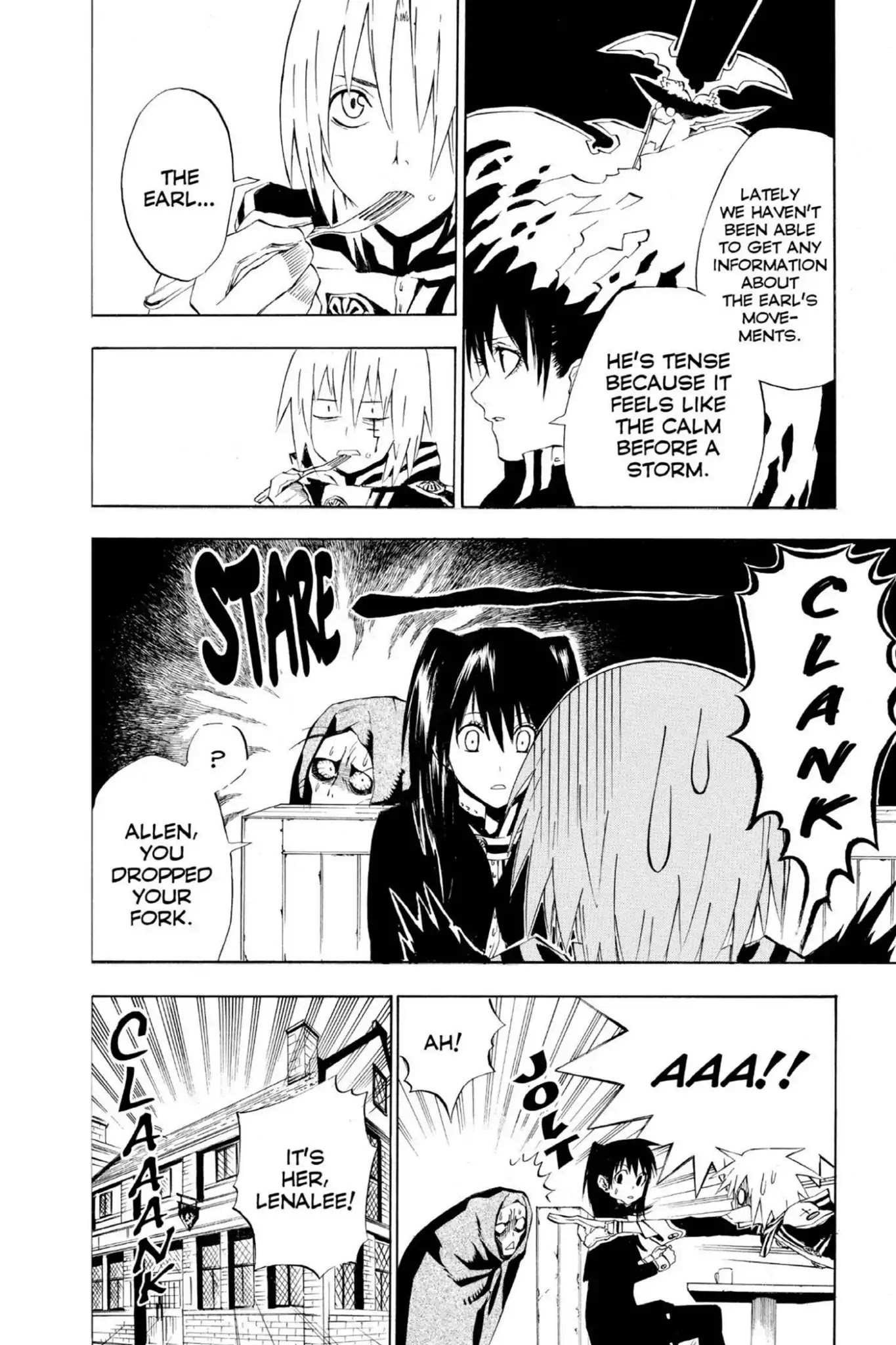 D.Gray-man Chapter 19 page 14 - Chapter 19: Vol.3 The 19th Night: The Rewinding City