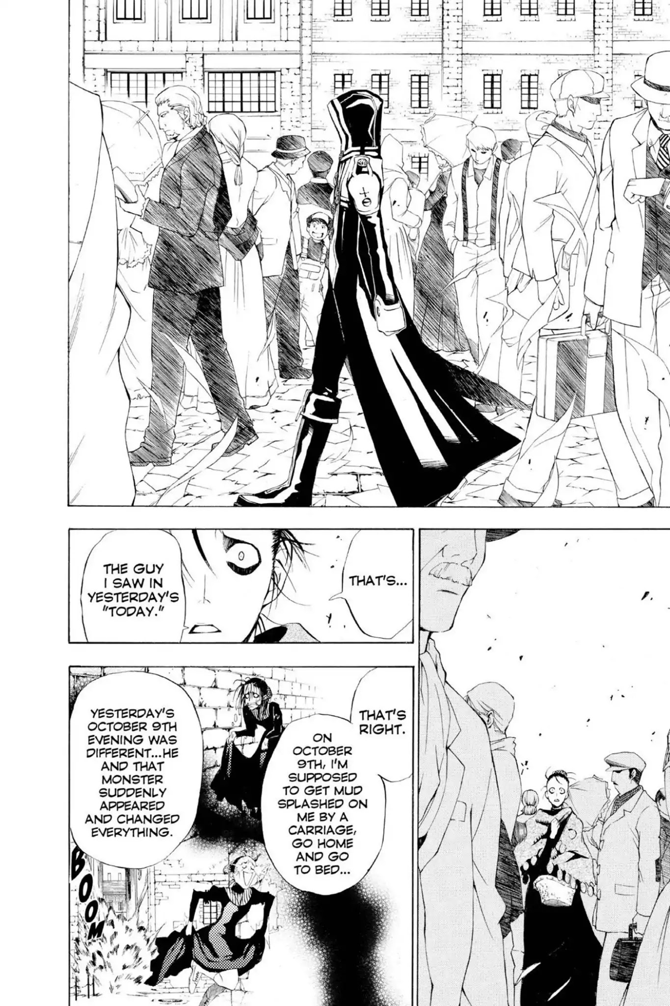 D.Gray-man Chapter 19 page 8 - Chapter 19: Vol.3 The 19th Night: The Rewinding City