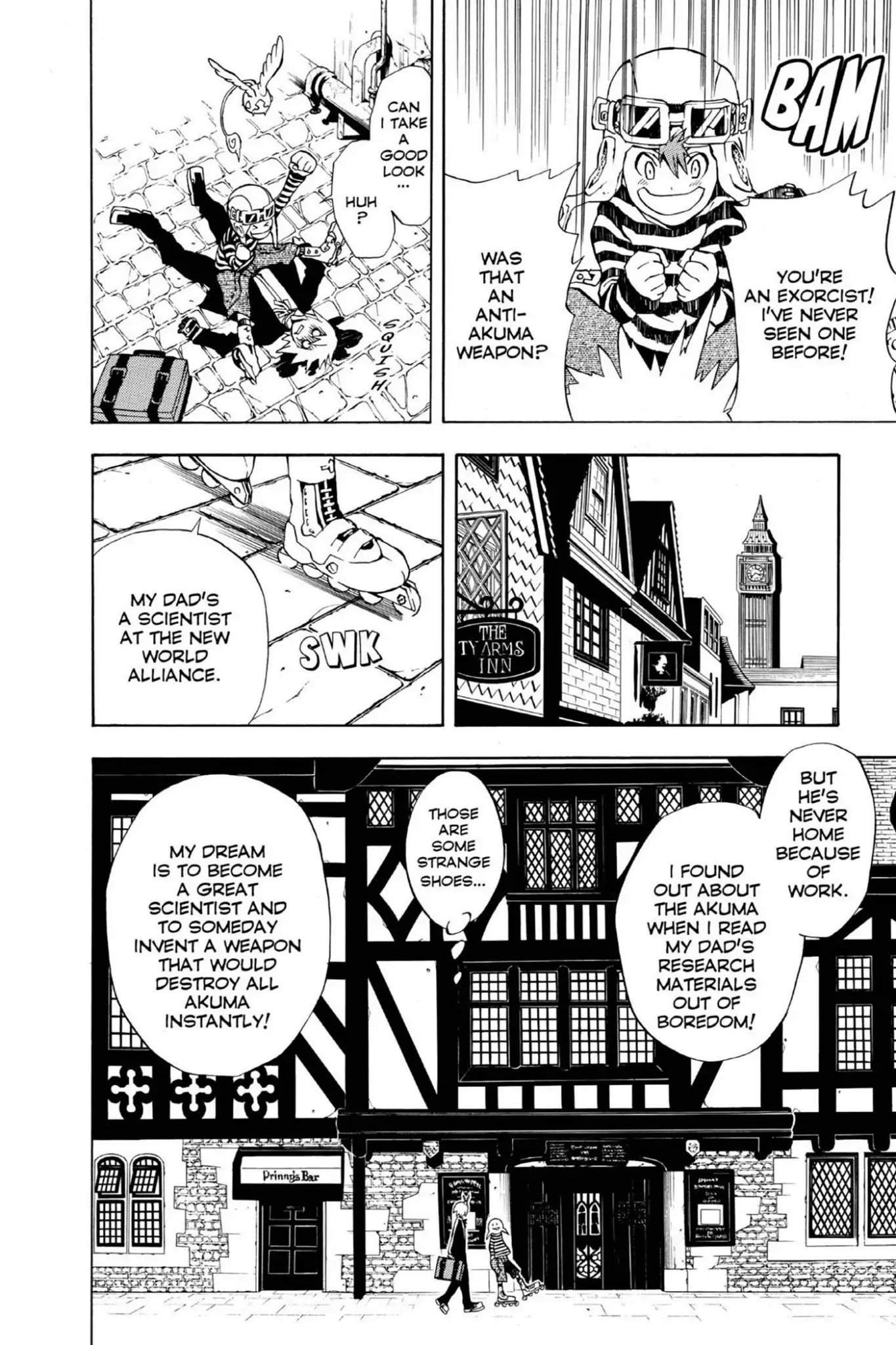 D.Gray-man Chapter 2 page 12 - Chapter 2: Vol.1 The 2nd Night: A Full Moon Night
