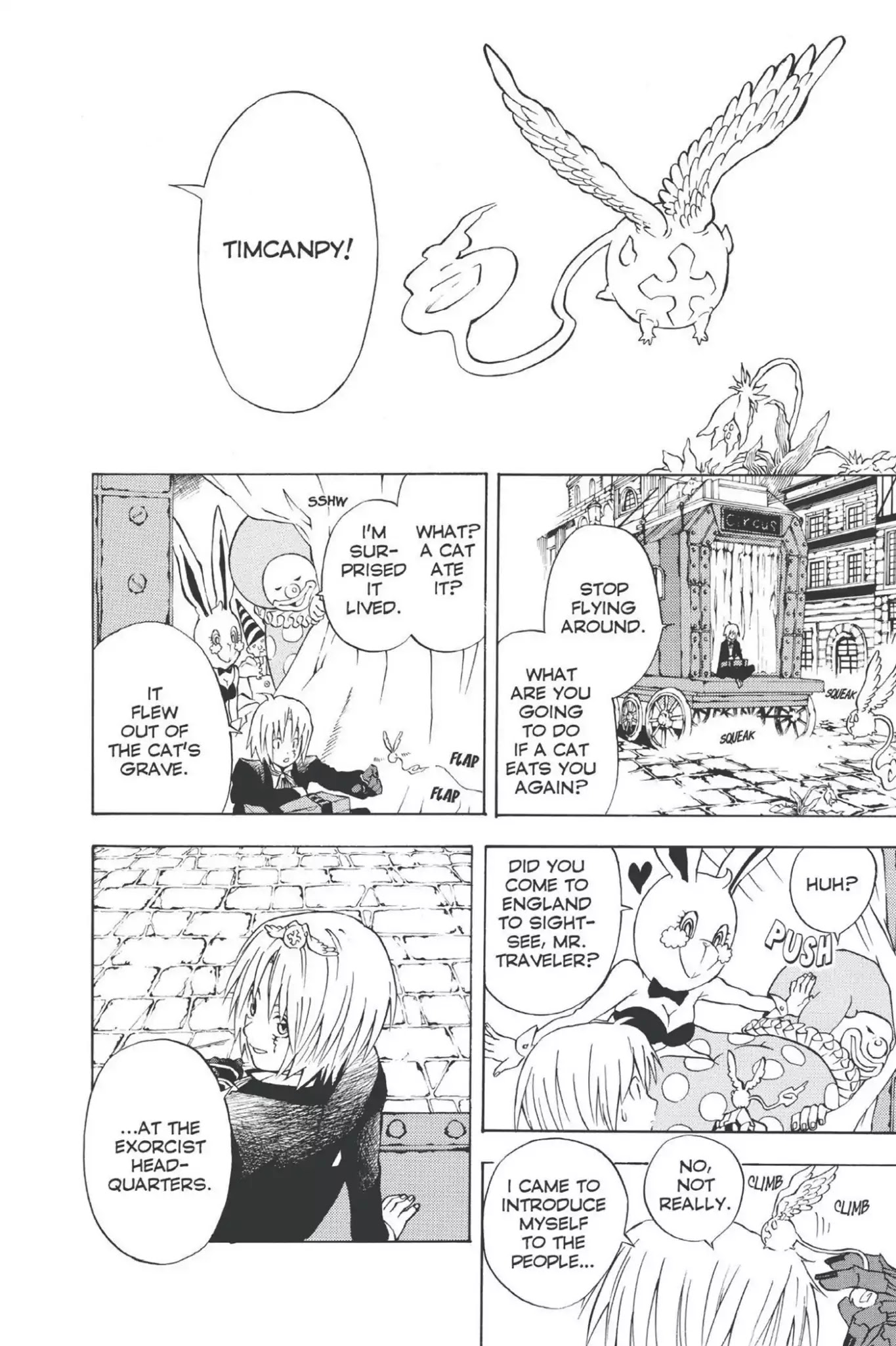 D.Gray-man Chapter 2 page 2 - Chapter 2: Vol.1 The 2nd Night: A Full Moon Night