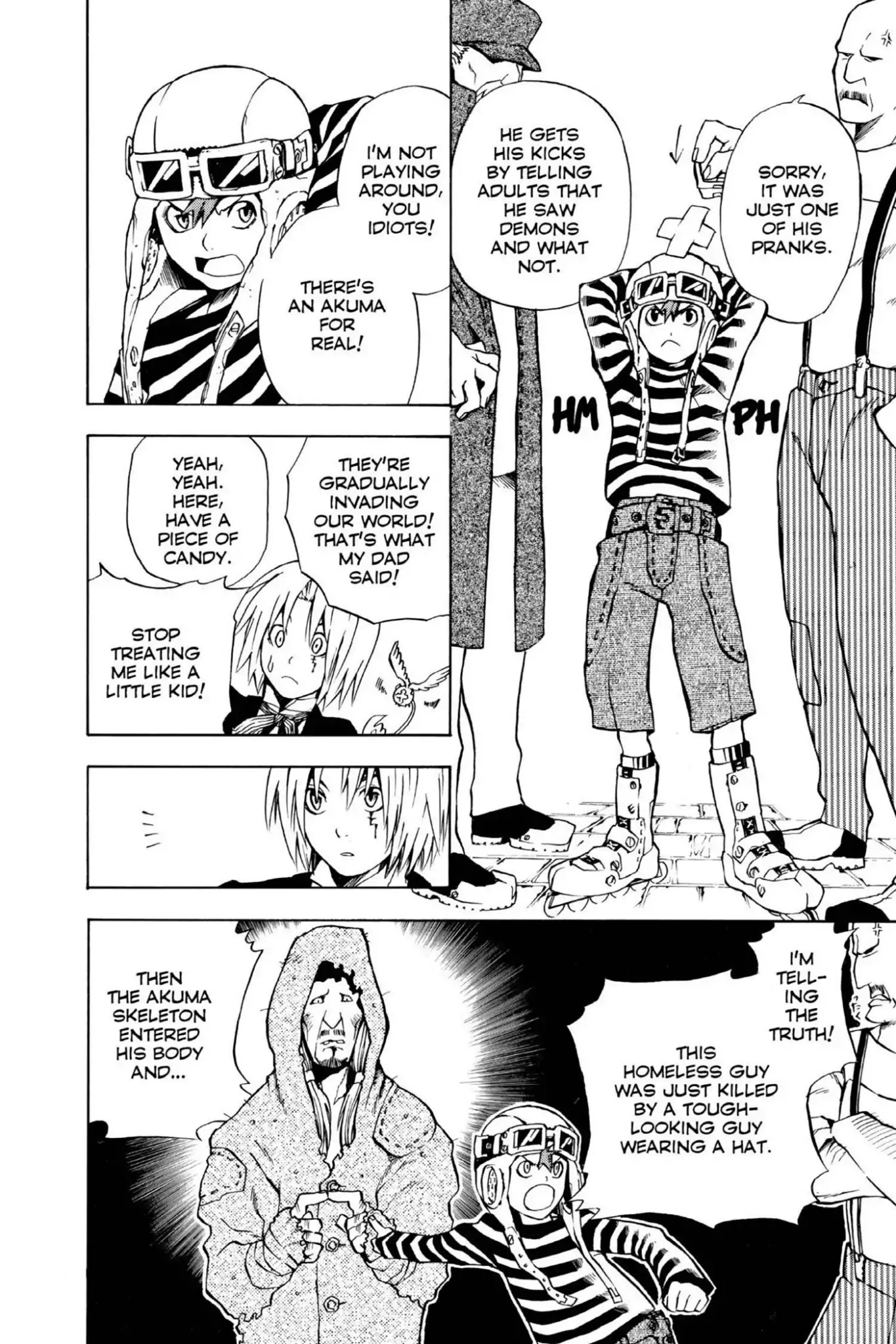 D.Gray-man Chapter 2 page 8 - Chapter 2: Vol.1 The 2nd Night: A Full Moon Night