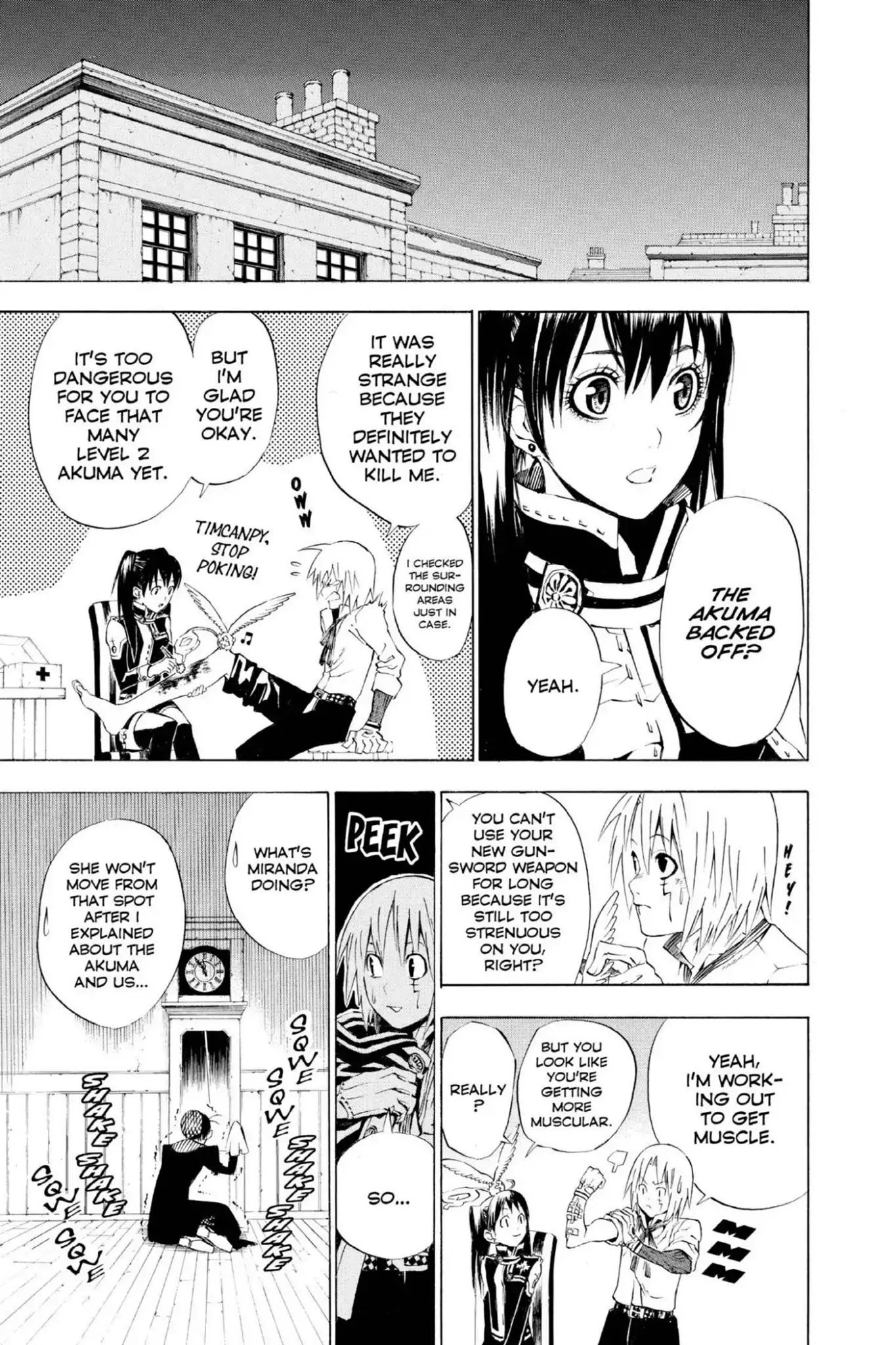 D.Gray-man Chapter 20 page 13 - Chapter 20: Vol.3 The 20th Night: Useless