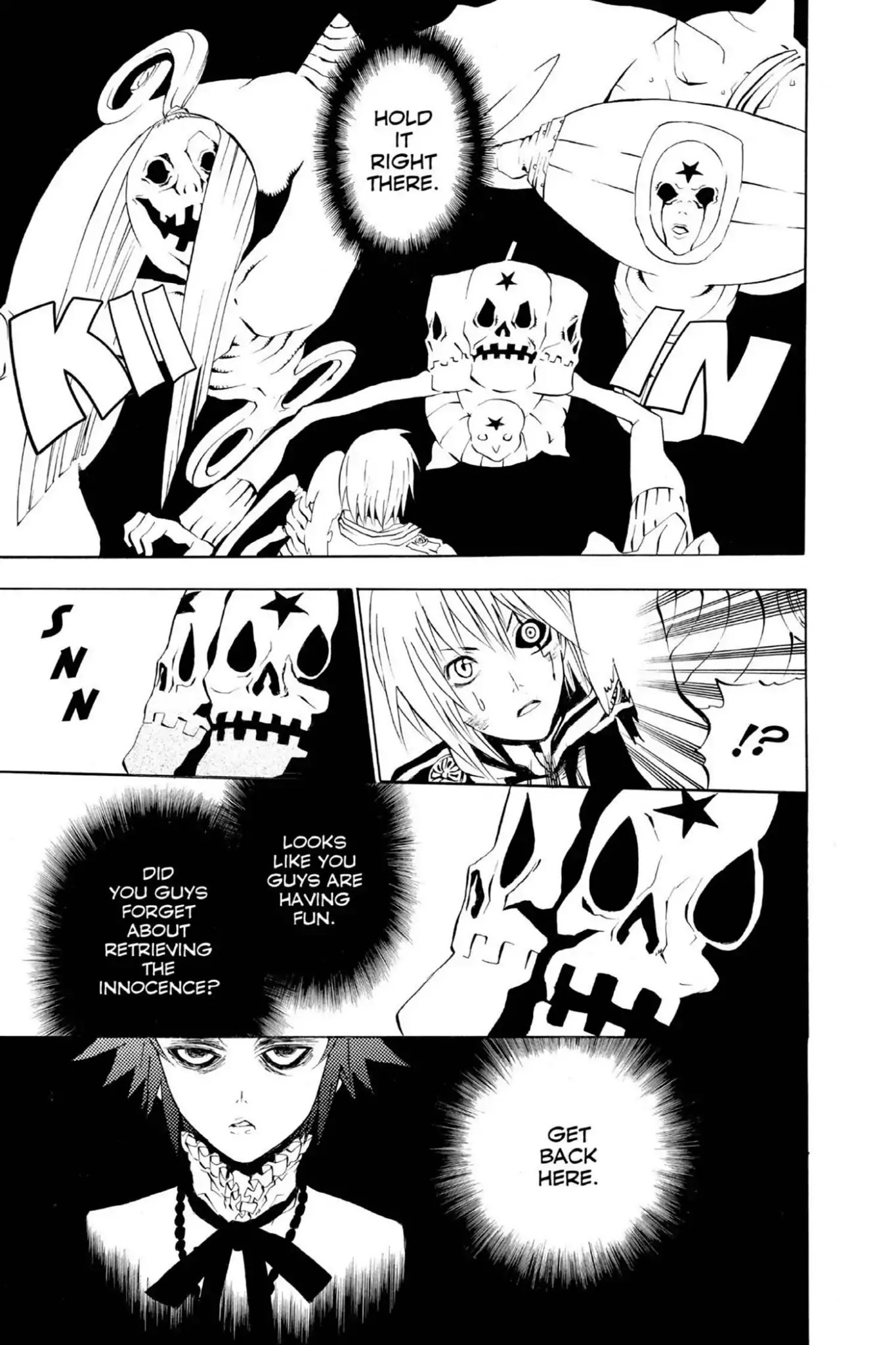 D.Gray-man Chapter 20 page 7 - Chapter 20: Vol.3 The 20th Night: Useless