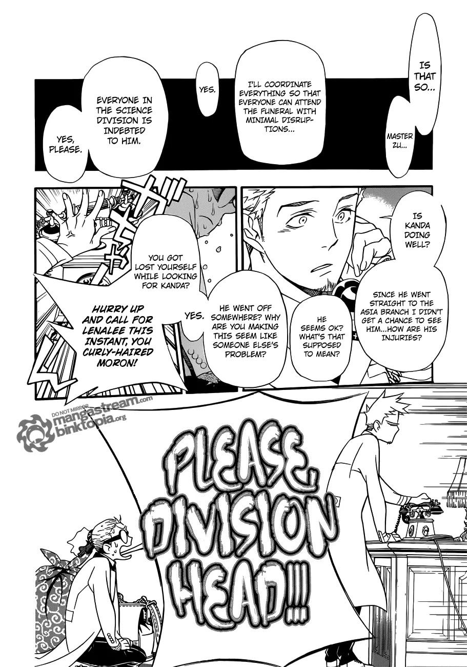 D.Gray-man Chapter 208 page 22 - Chapter 208 : We Live Lives of Doubt