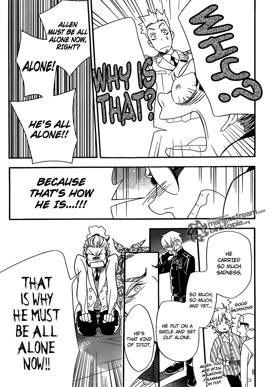 D.Gray-man Chapter 208 page 25 - Chapter 208 : We Live Lives of Doubt
