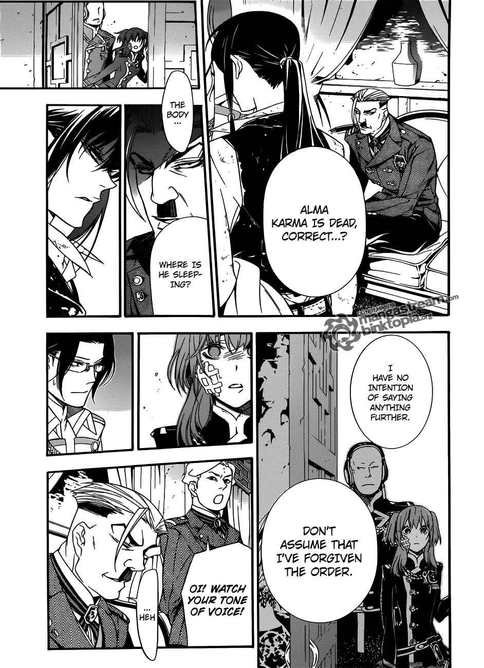 D.Gray-man Chapter 208 page 6 - Chapter 208 : We Live Lives of Doubt