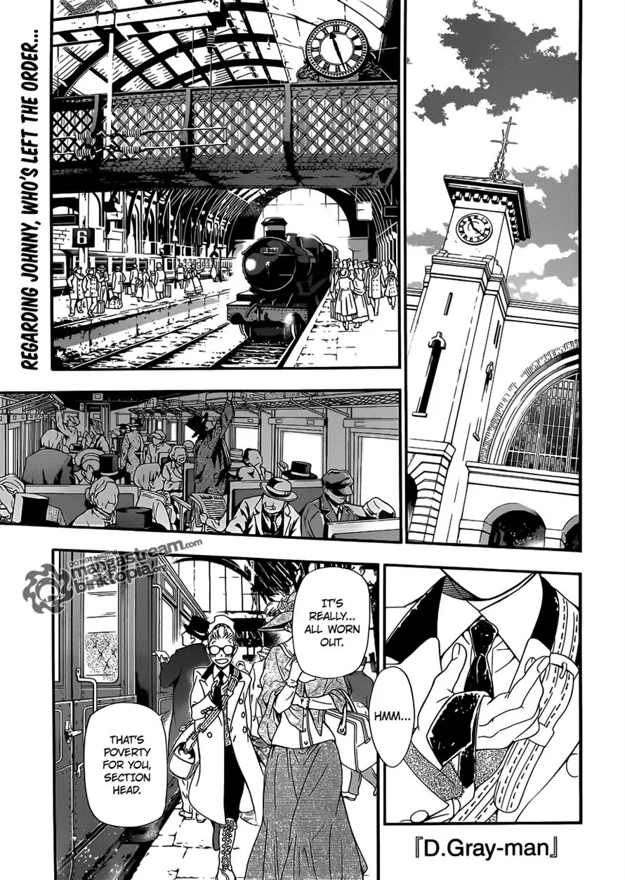 D.Gray-man Chapter 209 page 1 - Chapter 209 : Searching For A.W. / A Fellow Traveller