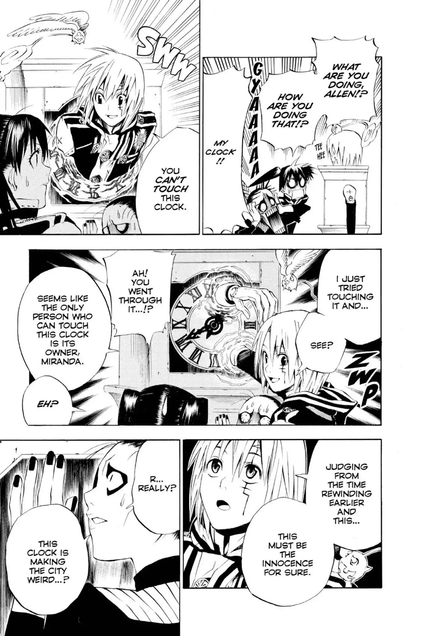 D.Gray-man Chapter 21 page 3 - Chapter 21: Vol.3 The 21st Night: Contact