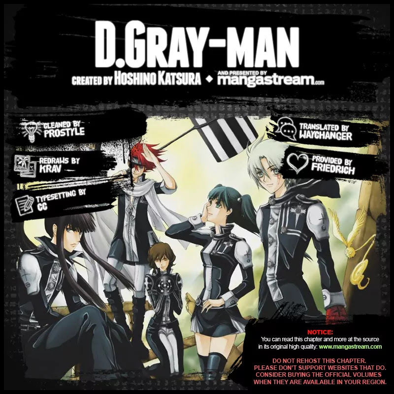 D.Gray-man Chapter 210 page 2 - Chapter 210 : Searching for A.W. / The Reason