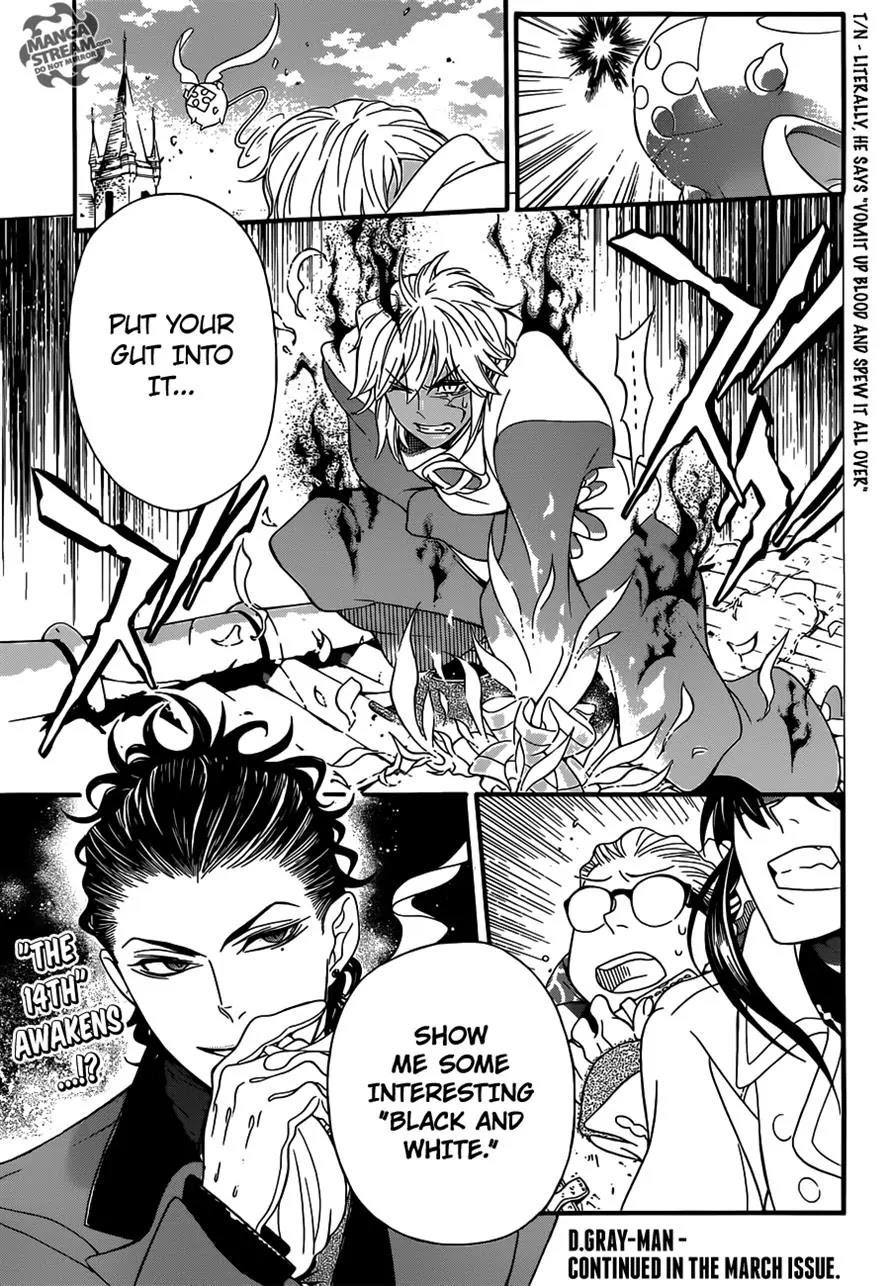 D.Gray-man Chapter 211 page 21 - Chapter 211 : Searching for A.W. / Reunion