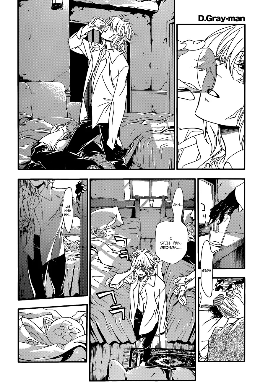 D.Gray-man Chapter 214 page 19 - Chapter 214: The 214th Night: Visiting Allen Walker. Awake