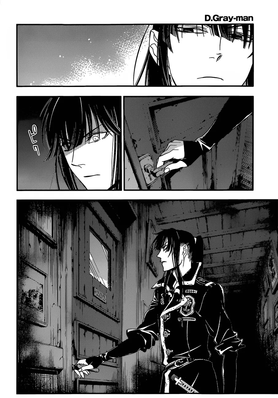 D.Gray-man Chapter 214 page 28 - Chapter 214: The 214th Night: Visiting Allen Walker. Awake