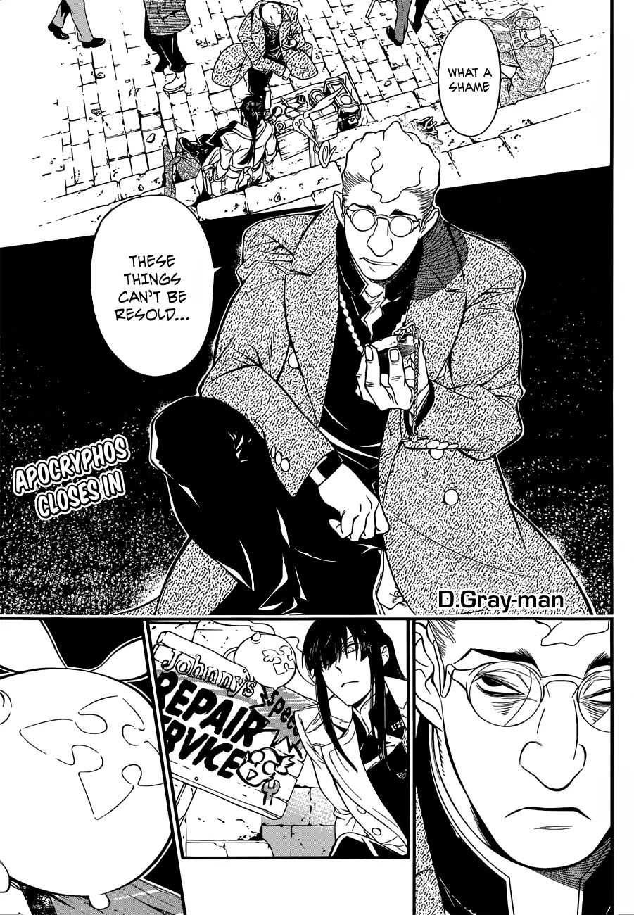 D.Gray-man Chapter 216 page 1 - Chapter 216: The 216th Night: In Search Of Allen Walker - The Raid