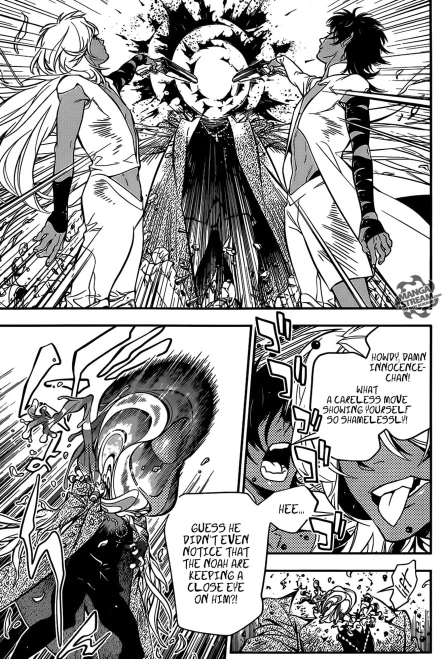 D.Gray-man Chapter 217 page 11 - Chapter 217 : Finding Allen - One Seat Empty