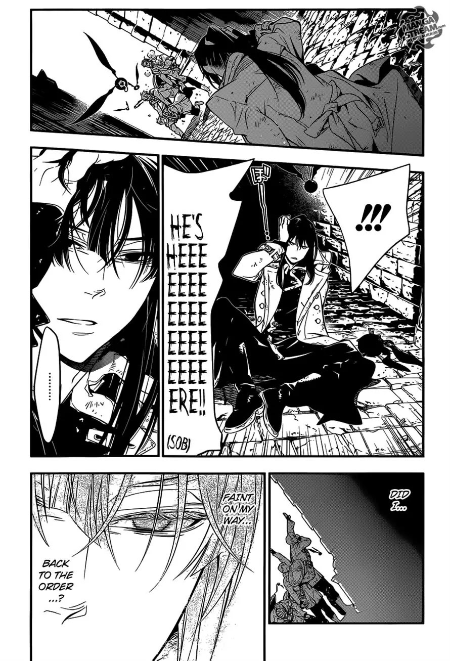 D.Gray-man Chapter 217 page 15 - Chapter 217 : Finding Allen - One Seat Empty