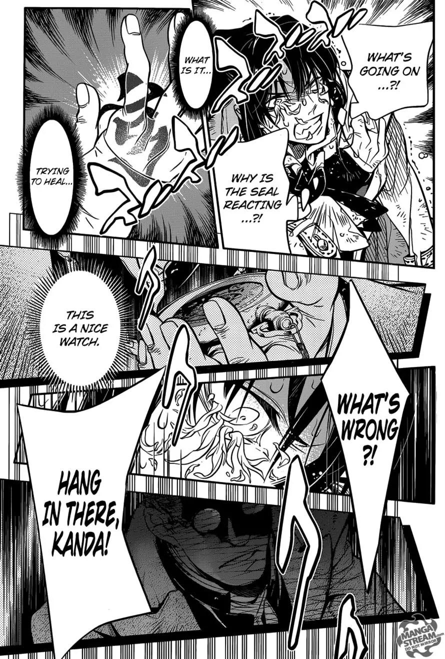 D.Gray-man Chapter 217 page 21 - Chapter 217 : Finding Allen - One Seat Empty