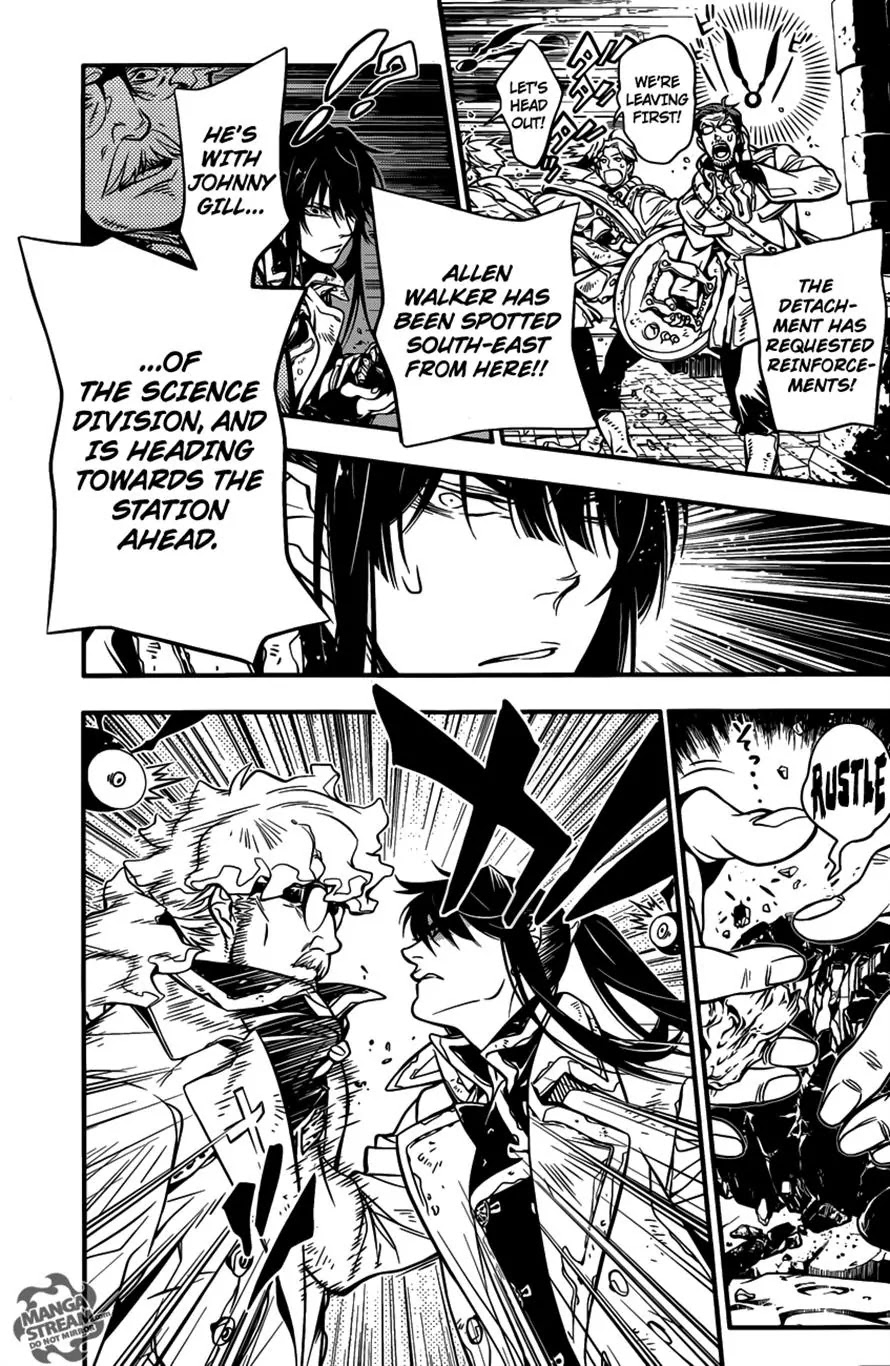 D.Gray-man Chapter 217 page 27 - Chapter 217 : Finding Allen - One Seat Empty