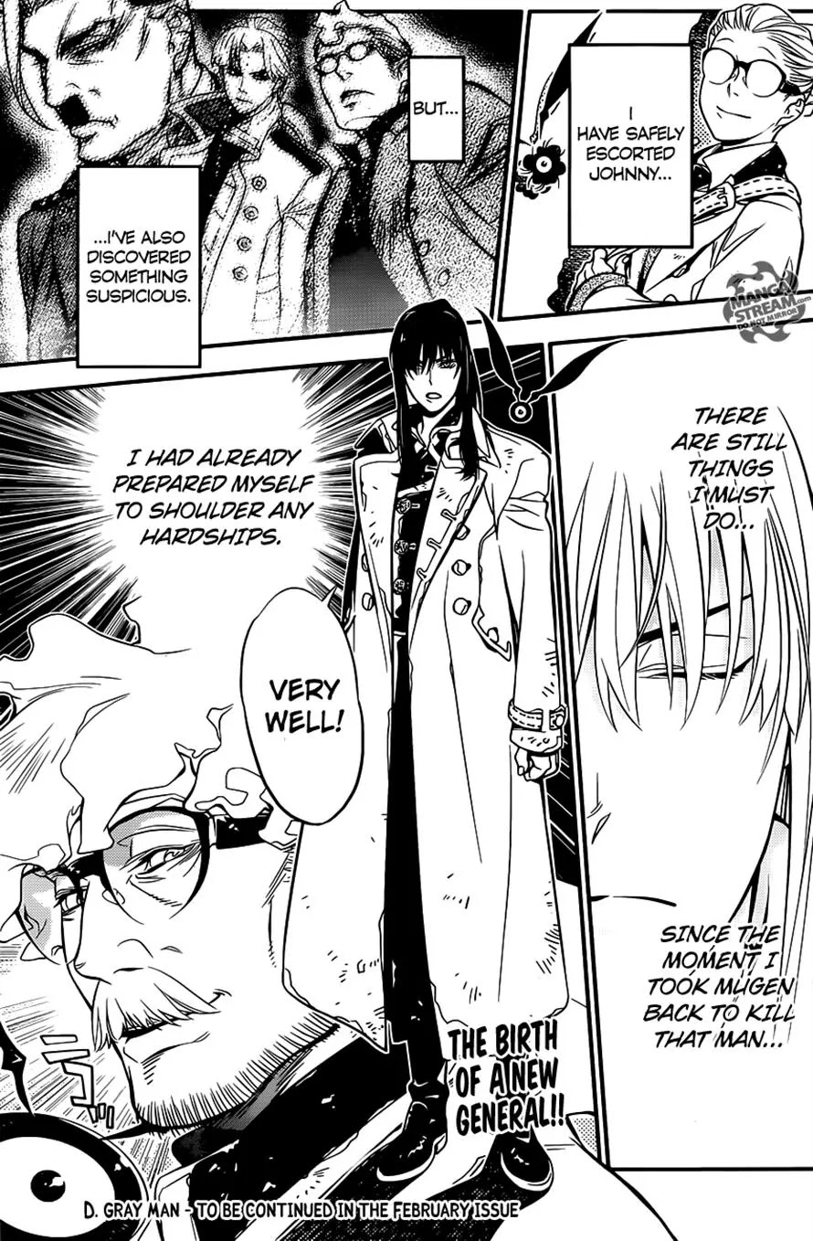 D.Gray-man Chapter 217 page 31 - Chapter 217 : Finding Allen - One Seat Empty