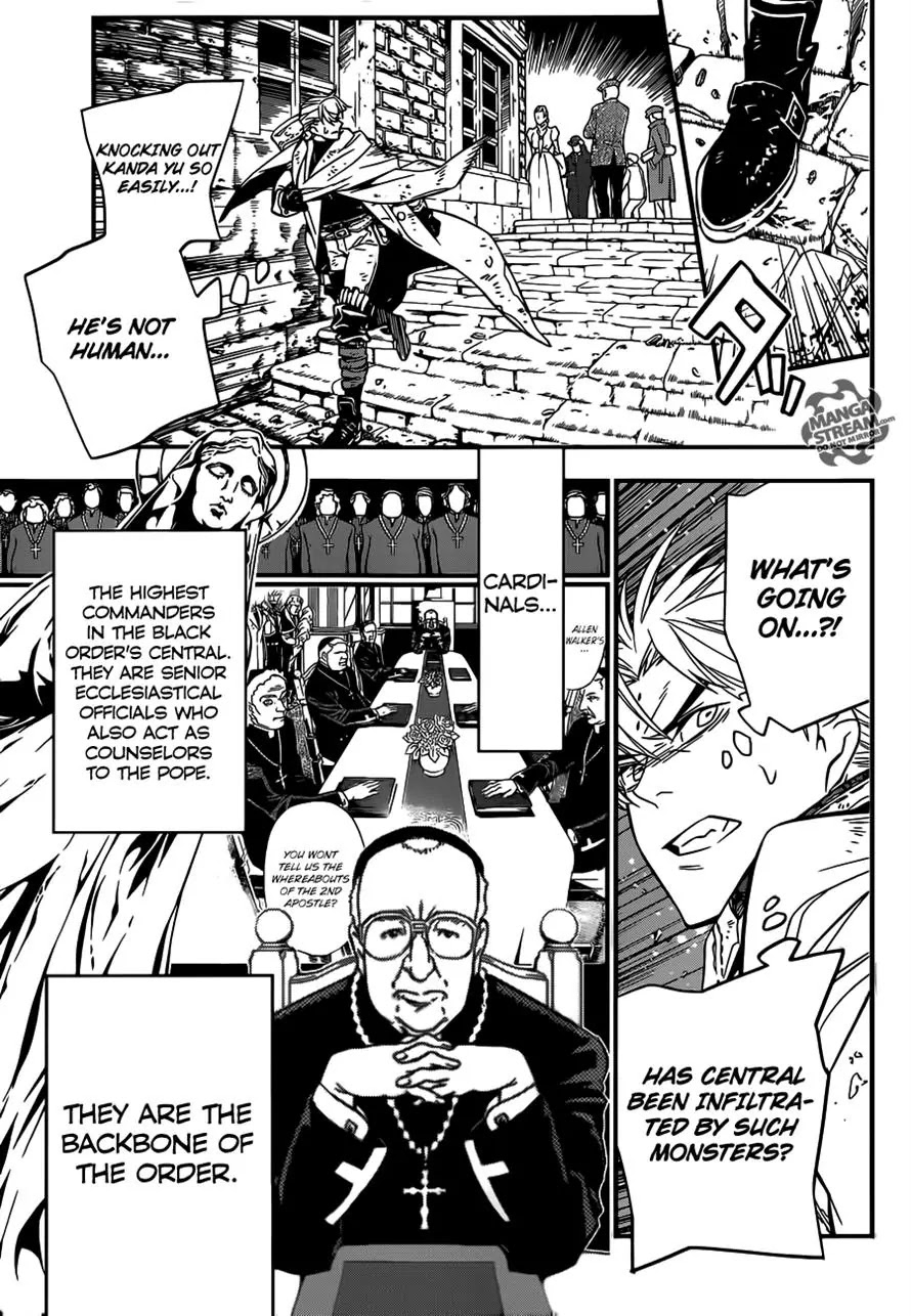 D.Gray-man Chapter 217 page 5 - Chapter 217 : Finding Allen - One Seat Empty