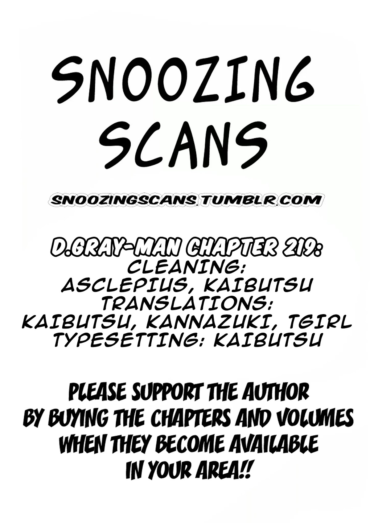 D.Gray-man Chapter 219 page 57 - Chapter 219: The 219th Night: Searching for A.W. - He Has Forgotten Love
