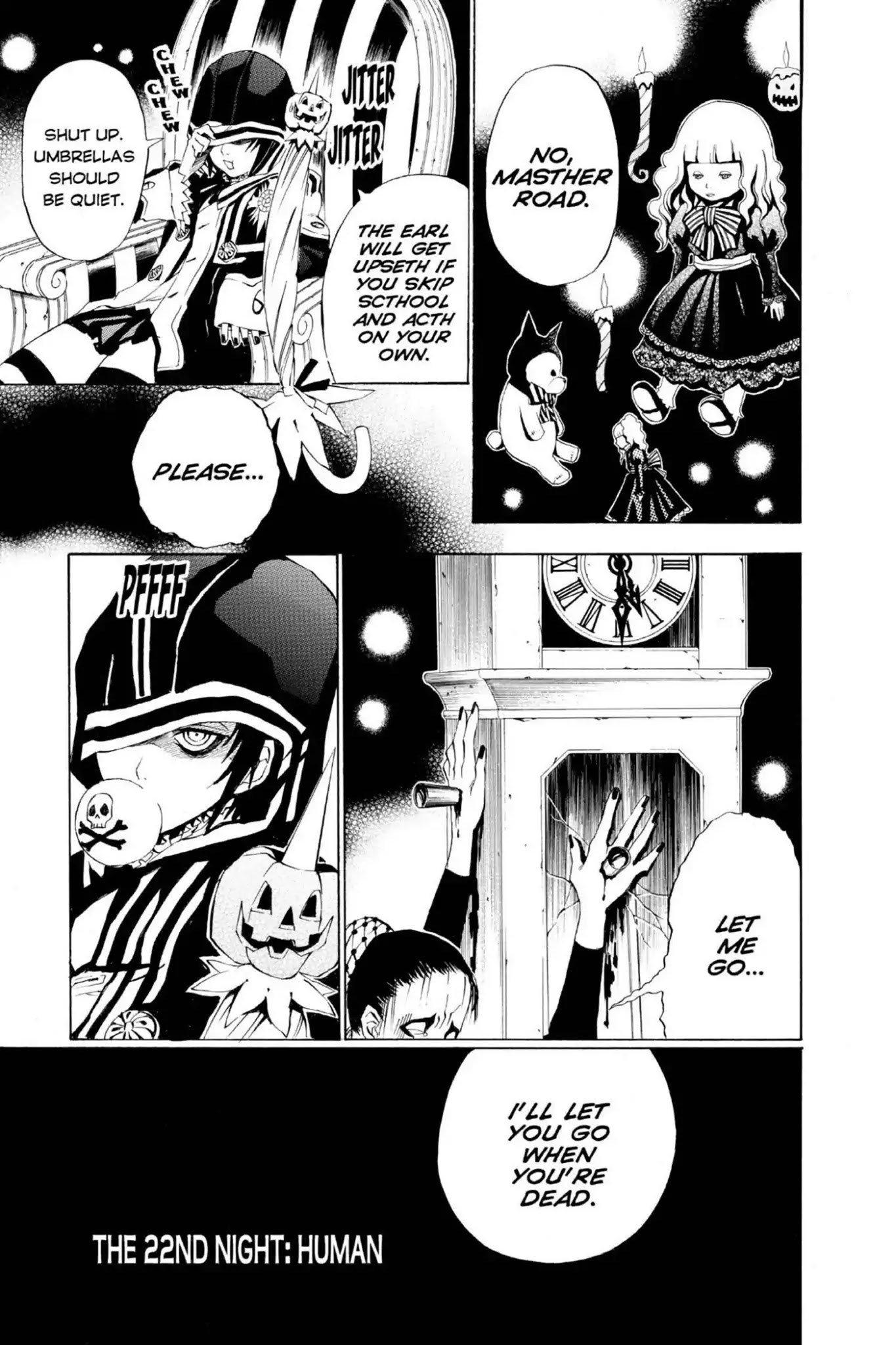 D.Gray-man Chapter 22 page 1 - Chapter 22: Vol.3 The 22nd Night: Human
