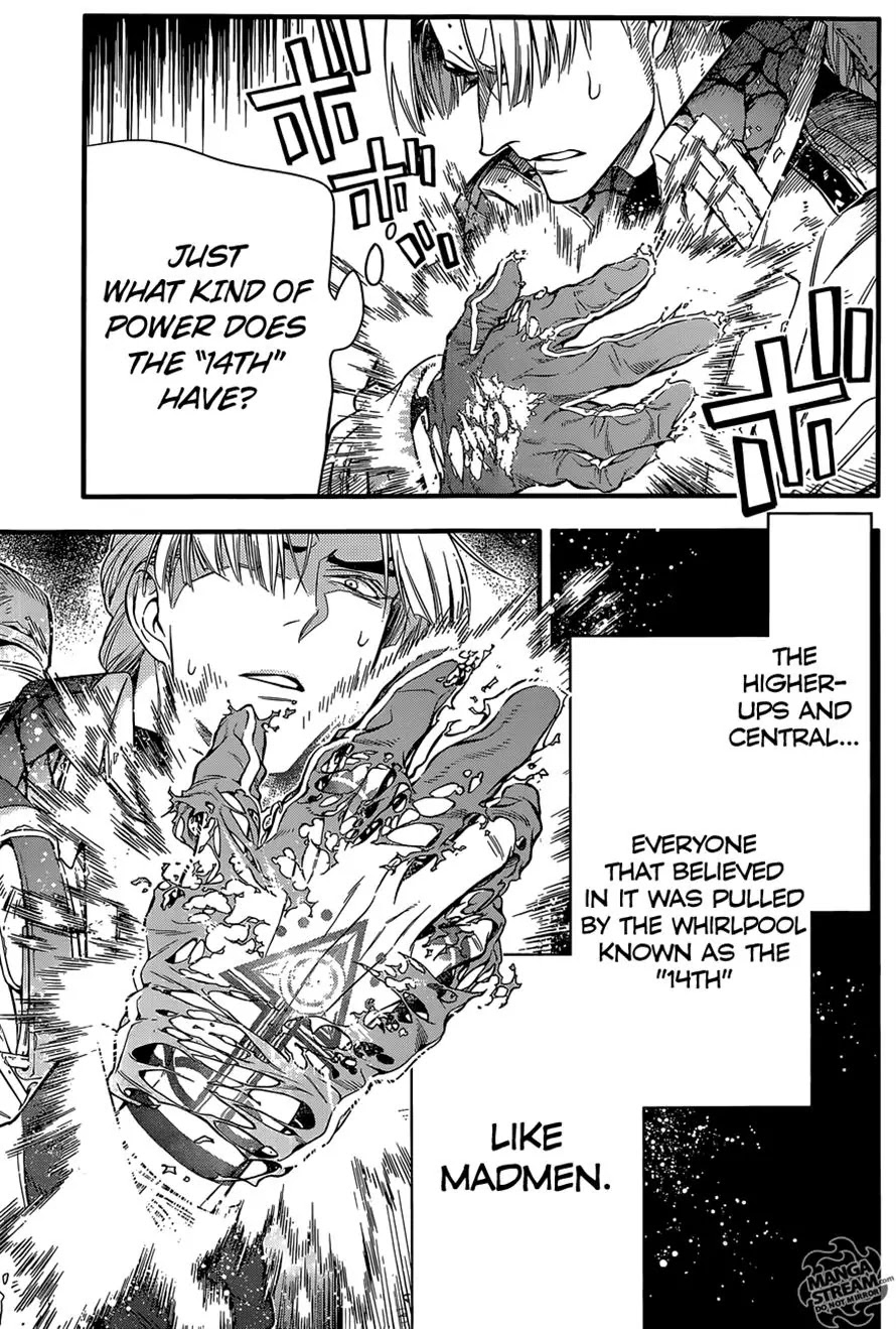 D.Gray-man Chapter 220 page 29 - Chapter 220: Searching for A.W. - He Closes His Eyes Within the Whirlpool