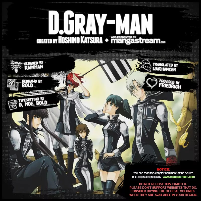 D.Gray-man Chapter 221 page 2 - Chapter 221: Searching for A.W - The Clown’s Joke