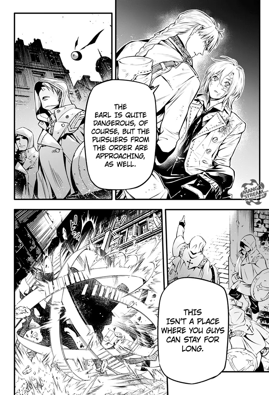 D.Gray-man Chapter 221 page 45 - Chapter 221: Searching for A.W - The Clown’s Joke