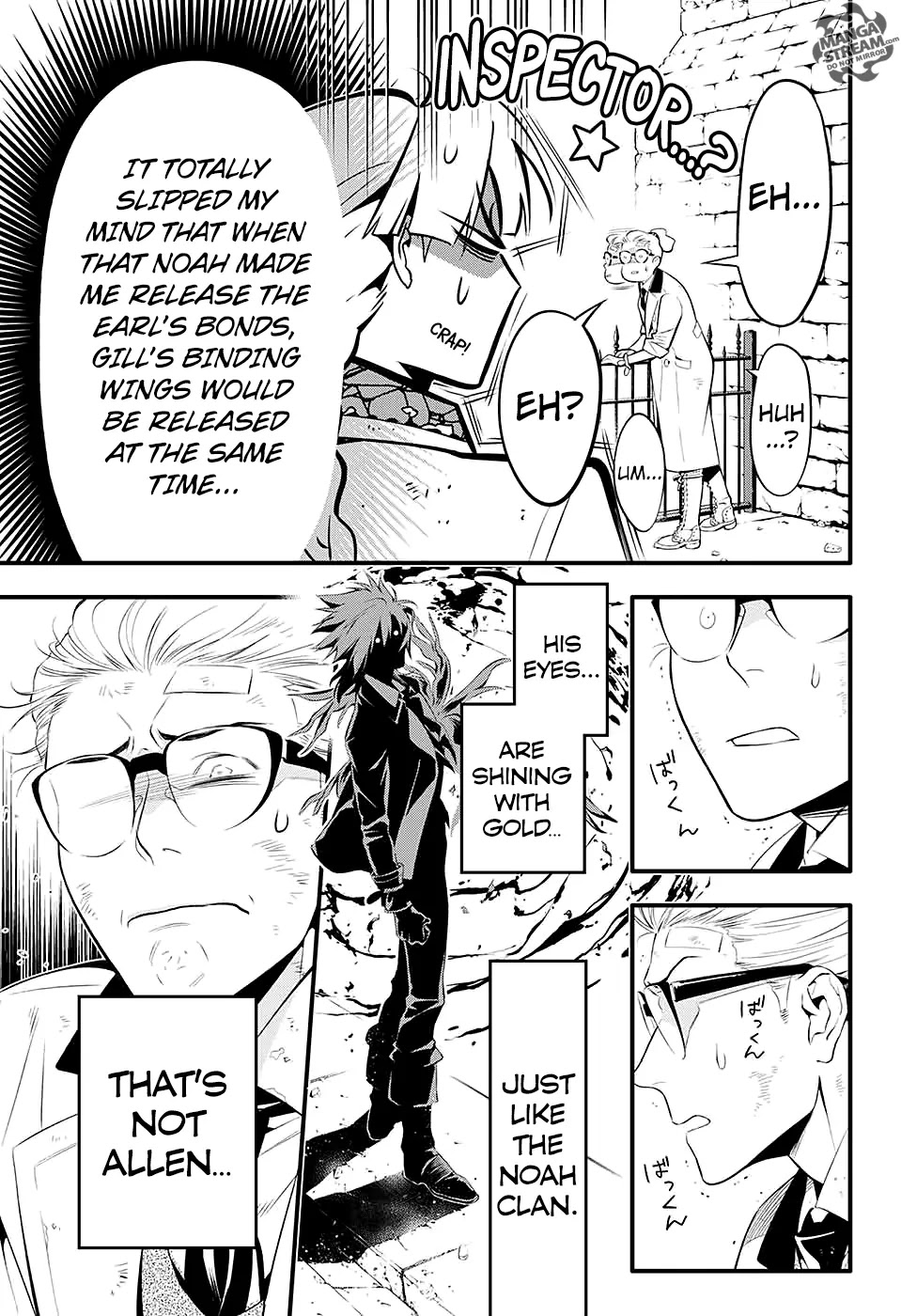 D.Gray-man Chapter 225 page 23 - Chapter 225: Searching for A.W - CALL 2