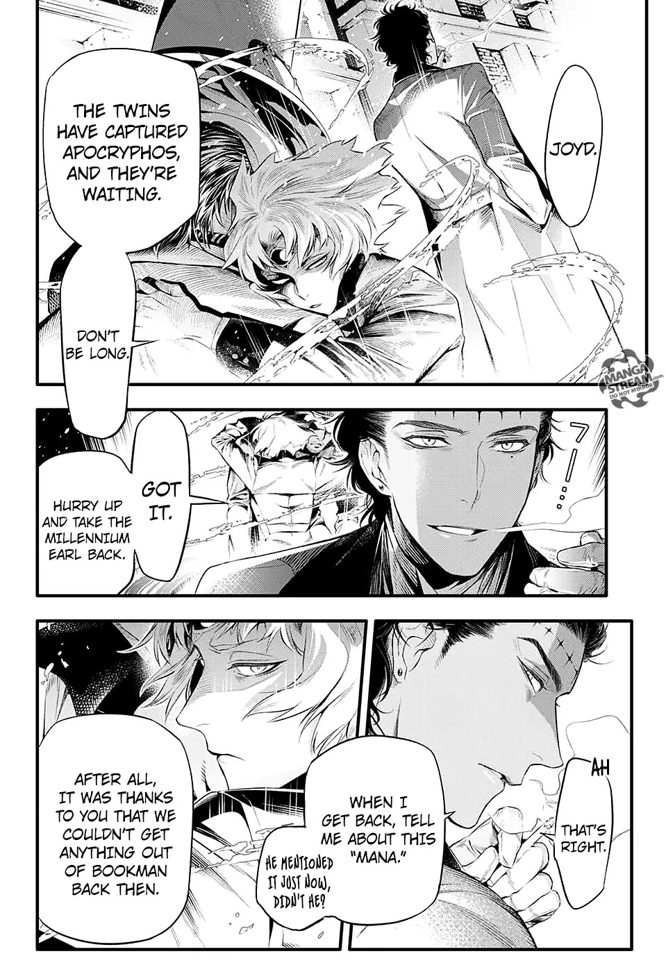 D.Gray-man Chapter 225 page 4 - Chapter 225: Searching for A.W - CALL 2