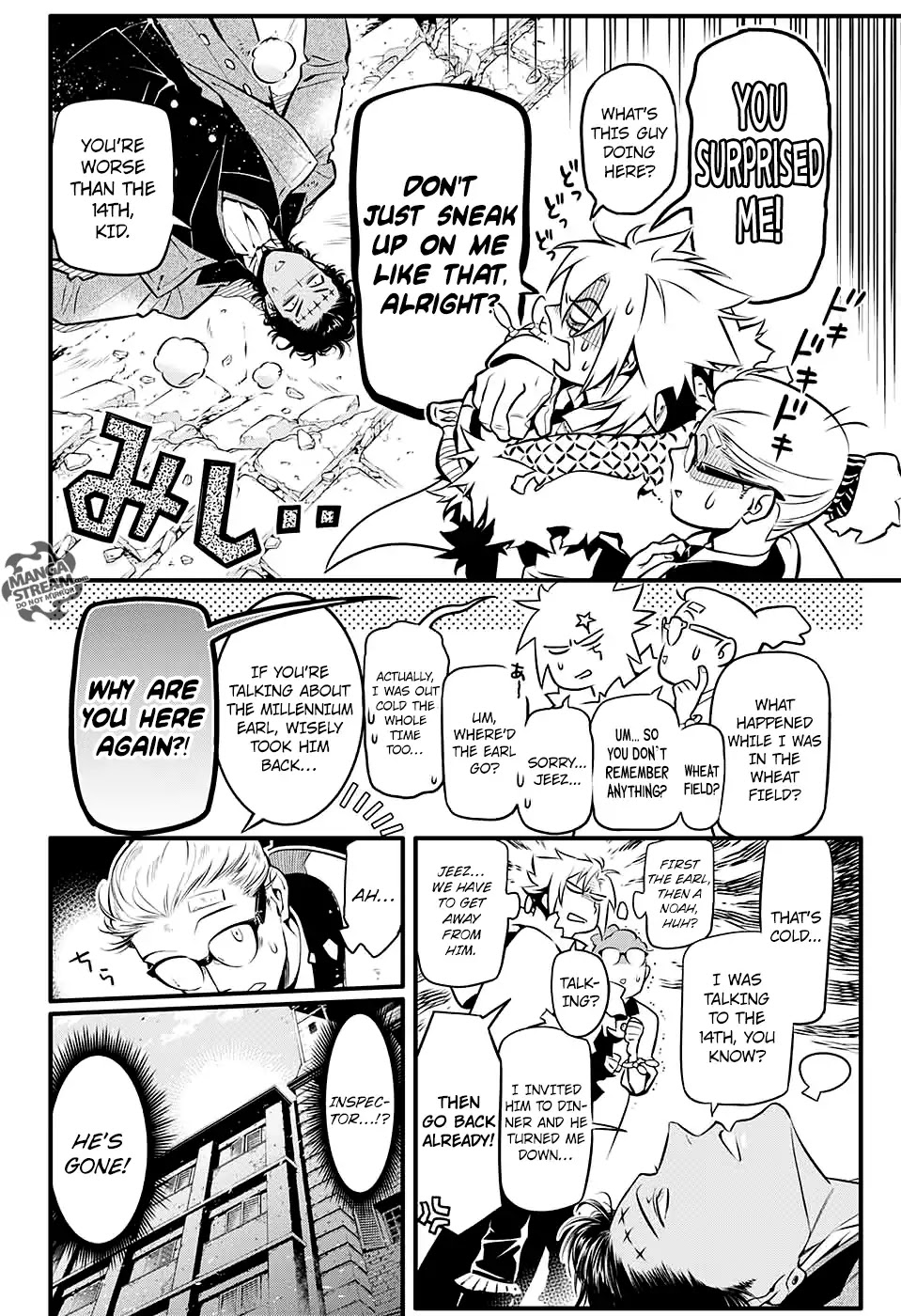 D.Gray-man Chapter 226 page 10 - Chapter 226: Searching for A.W - Live man + Dead man