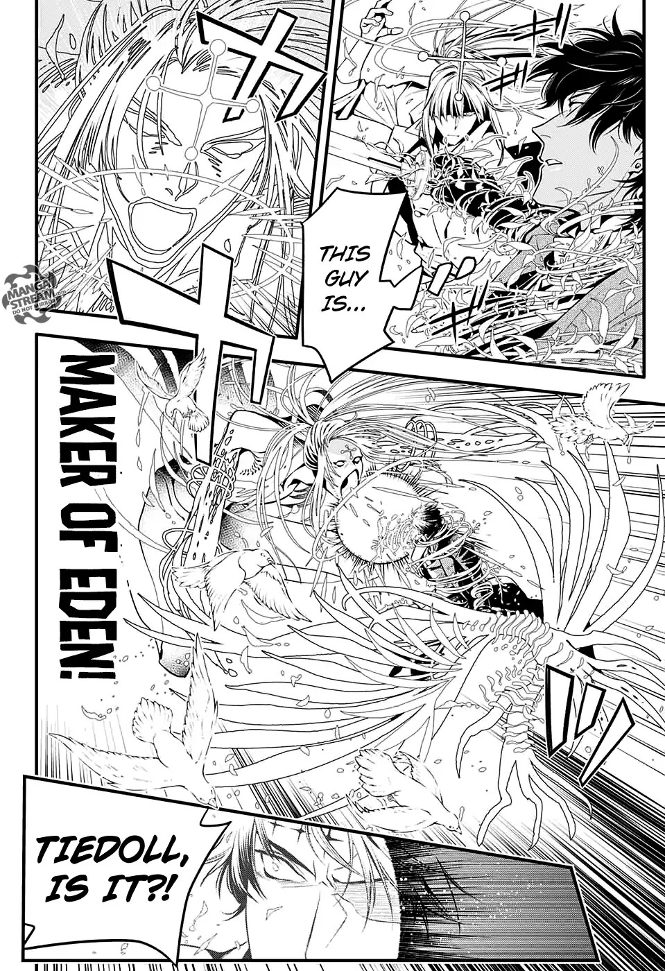 D.Gray-man Chapter 226 page 14 - Chapter 226: Searching for A.W - Live man + Dead man