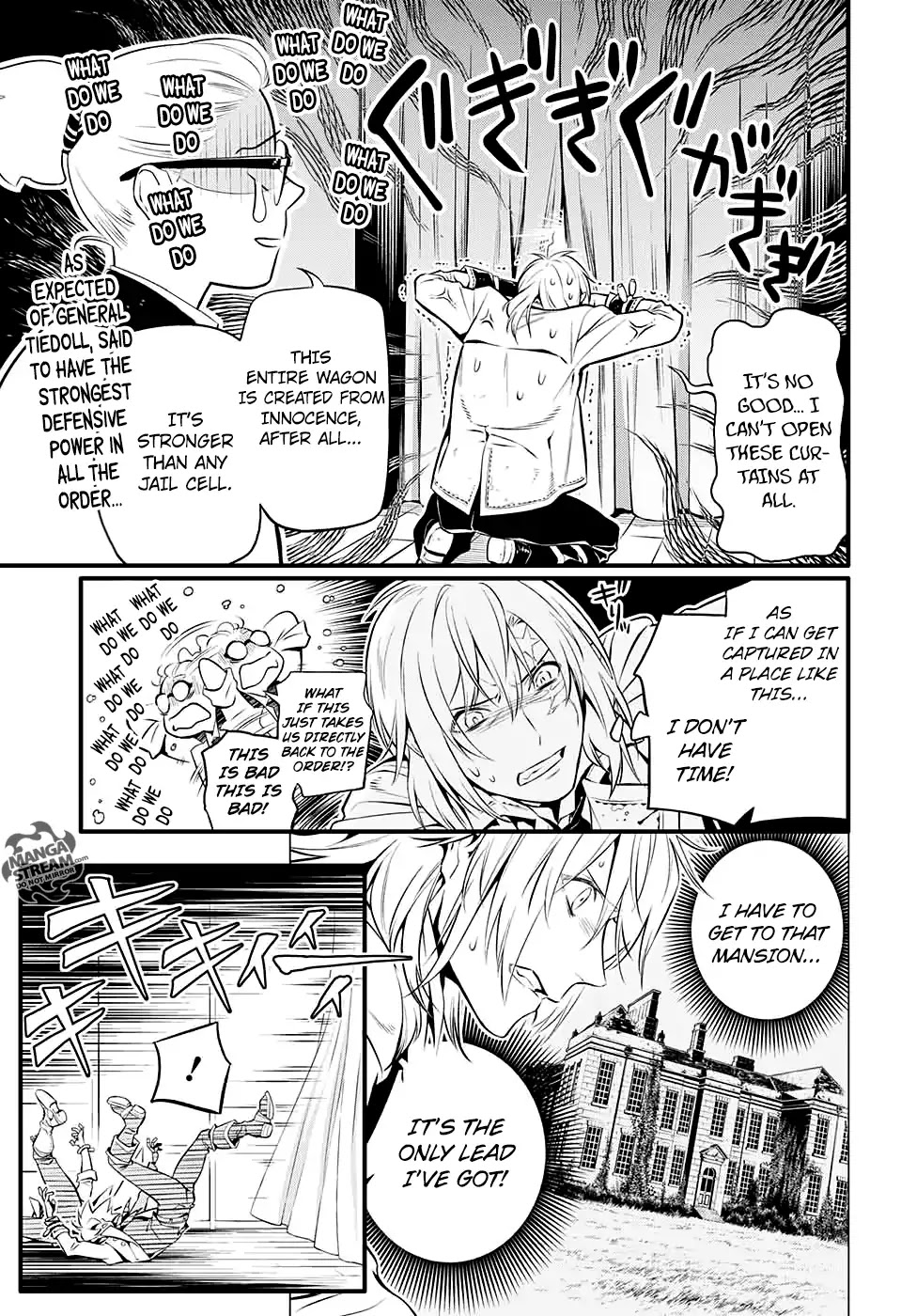 D.Gray-man Chapter 226 page 21 - Chapter 226: Searching for A.W - Live man + Dead man