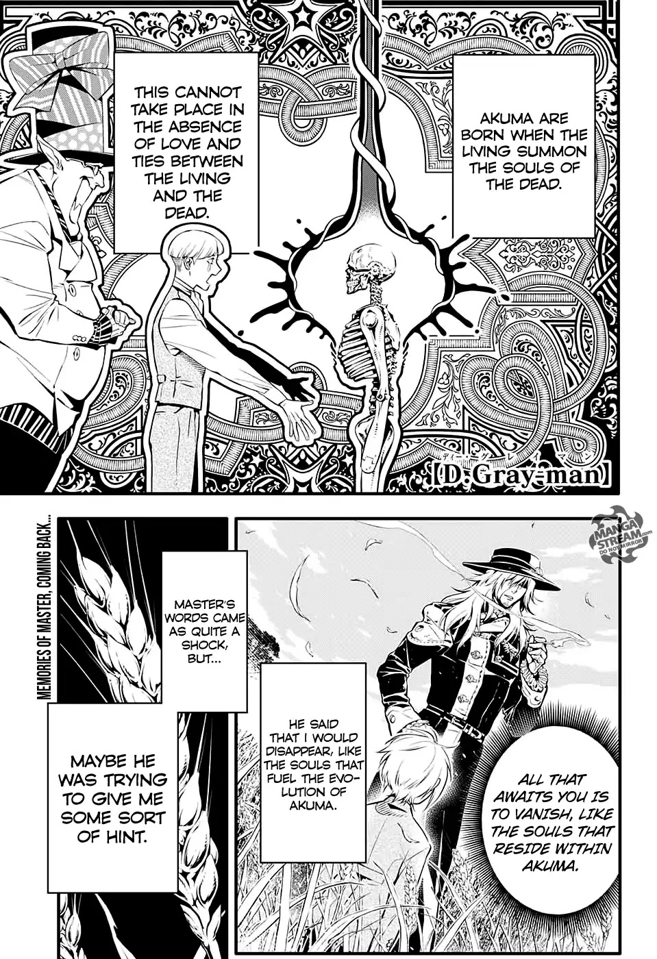 D.Gray-man Chapter 226 page 3 - Chapter 226: Searching for A.W - Live man + Dead man