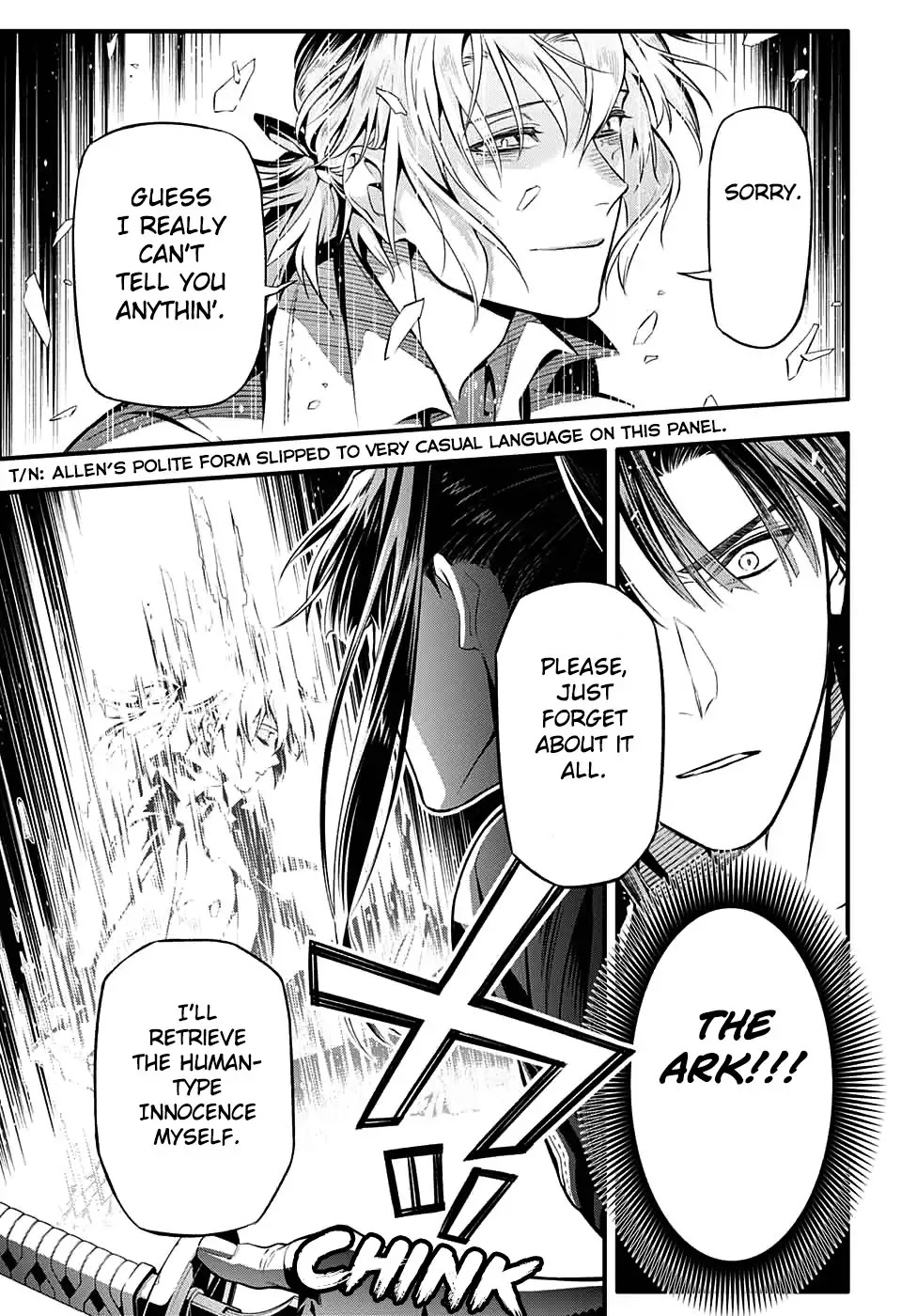 D.Gray-man Chapter 229 page 24 - Chapter 229: Saying Goodbye to A.W - Concealment and Confidant