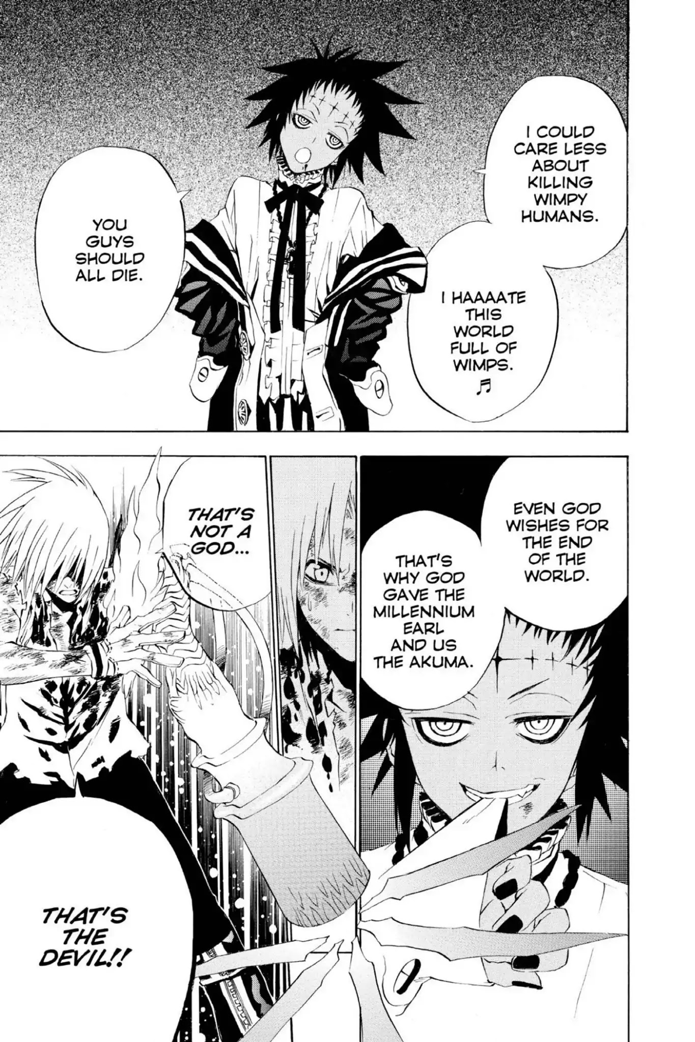 D.Gray-man Chapter 23 page 11 - Chapter 23: Vol.3 The 23rd Night: Akuma