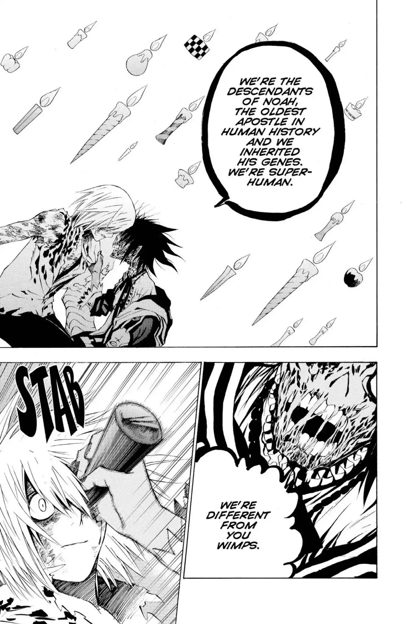 D.Gray-man Chapter 23 page 9 - Chapter 23: Vol.3 The 23rd Night: Akuma
