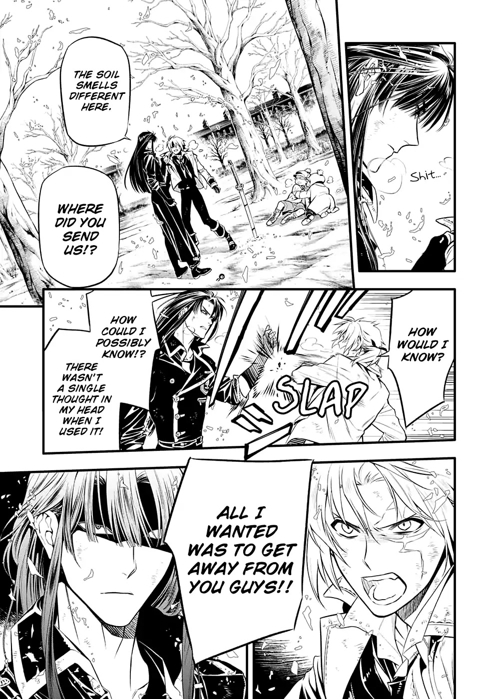 D.Gray-man Chapter 230 page 13 - Chapter 230: Saying Goodbye to A.W - Tear Tracks in the Flickering Light