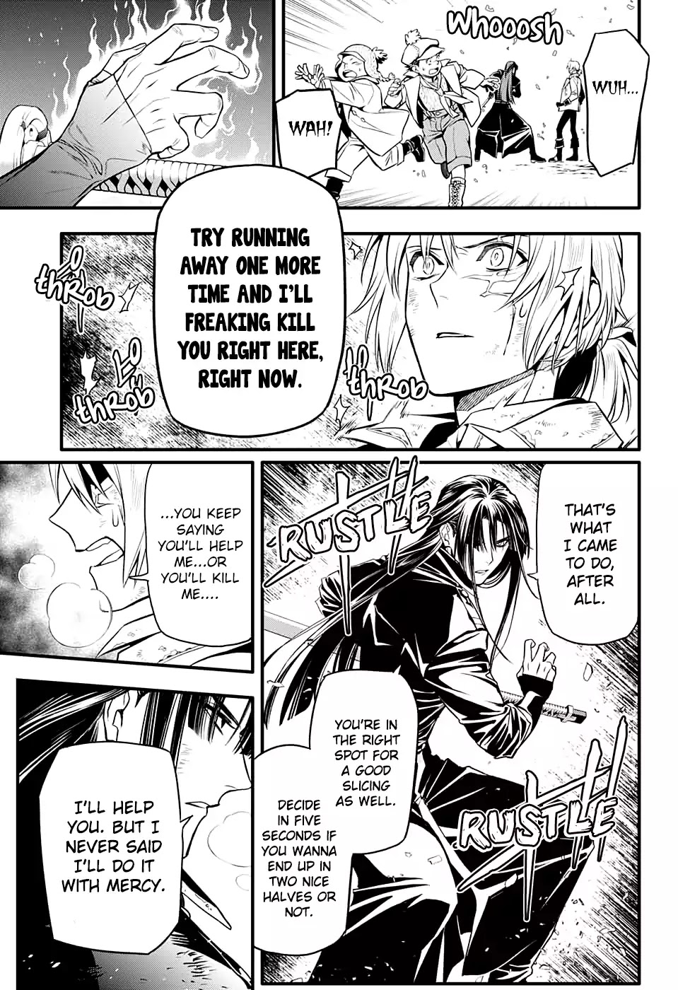 D.Gray-man Chapter 230 page 15 - Chapter 230: Saying Goodbye to A.W - Tear Tracks in the Flickering Light