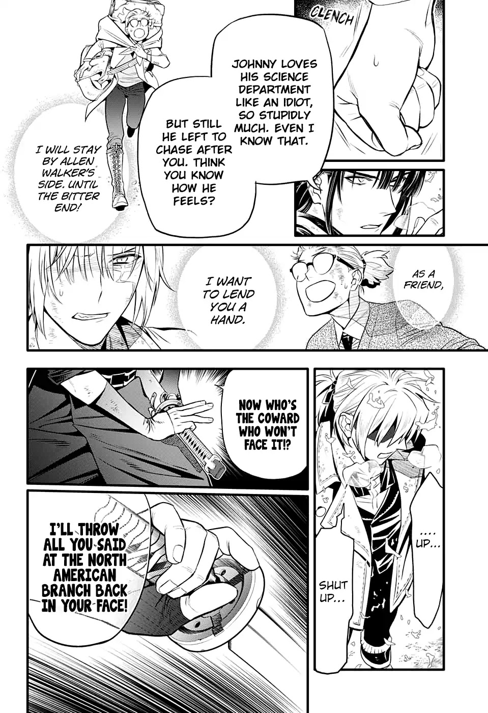 D.Gray-man Chapter 230 page 18 - Chapter 230: Saying Goodbye to A.W - Tear Tracks in the Flickering Light